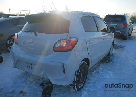 2024 Mitsubishi Mirage Es/Le z USA, uszkodzony, nr VIN ML32AUHJ0RH015948